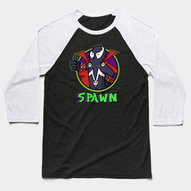 Vault Spawn Baseball T-Shirt by Milasneeze